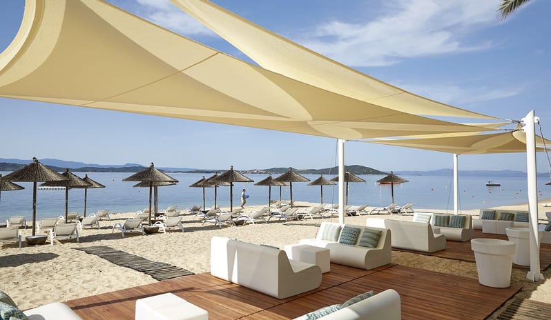 Eagles Villas-Ammos Beach Bar beacg view_18050